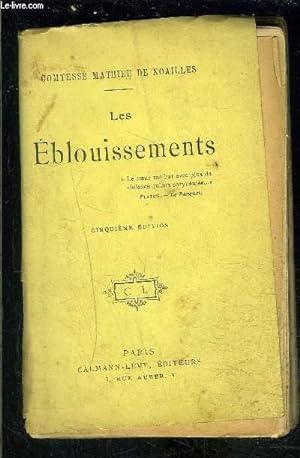 Seller image for LES EBLOUISSEMENTS for sale by Le-Livre