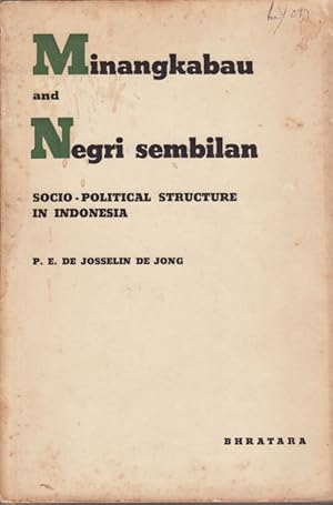 Imagen del vendedor de Minangkabau and Negri Sembilan. Socio-Political Structure in Indonesia. a la venta por Asia Bookroom ANZAAB/ILAB