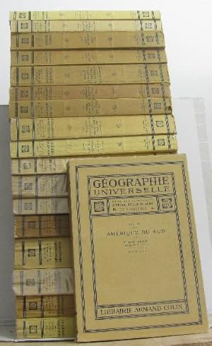 Géographie universelle (18 vols sur 22 - incomplet / manque tome II 1er et 2em partie VI VIII)