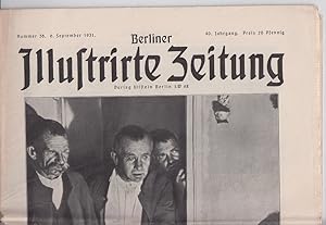 Berliner illustrierte Zeitung 40. Jhg., Nr. 36, 6. September 1931