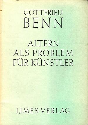 Altern als Problem für Künstler.