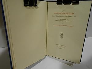 Imagen del vendedor de La bibliografa general espaola e hispano-americana. a la venta por Llibreria Antiquria Casals