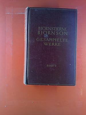 Bild des Verkufers fr Bjrnstjerne Bjrnson. Gesammelte Werke. Fnfter Band: Dramen und Briefe. zum Verkauf von biblion2