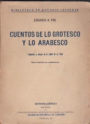 Imagen del vendedor de Cuentos de lo grotesco y lo arabesco a la venta por LIBRERA GULLIVER