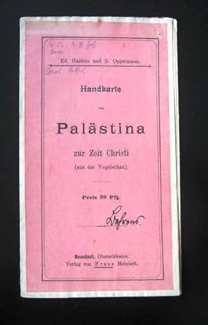 Handkarte von Palästina zur Zeit Christi. Aus der Vogelschau.