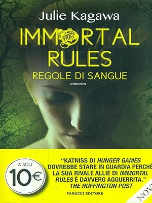 Bild des Verkufers fr Immortal Rules. Regole di sangue zum Verkauf von Librodifaccia