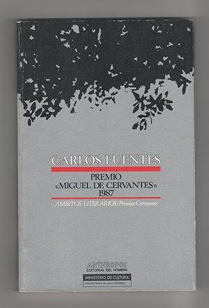 Bild des Verkufers fr Carlos Fuentes. Premio de Literatura en Lengua Castellana "Miguel de Cervantes" 1987. zum Verkauf von Librera El Crabo