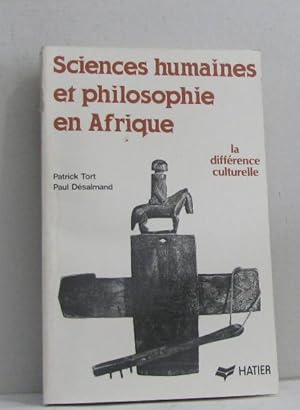 Bild des Verkufers fr Sciences humaines et philosophie en afrique la diffrence culturelle zum Verkauf von crealivres