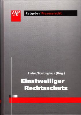 Seller image for Einstweiliger Rechtsschutz. for sale by Antiquariat Jenischek