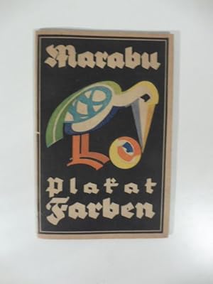 Marabu plakatfarben sorte 750. Colori Marabu per cartelli. Cartella colori tinte