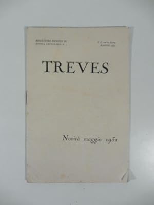 Treves. Bollettino mensile di novita' letterarie, maggio 1931