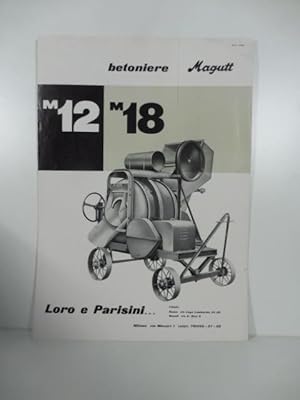 Loro e Parisini spa. Betoniere Magutt. Grafica di Ezio Bonini per lo Studio Boggeri