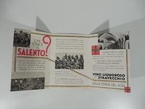 Salento riserva 1923. L'etichetta del Salento, il moscato della terra del Sole