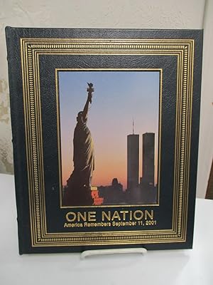 Bild des Verkufers fr One Nation: America Remembers September 11, 2001. zum Verkauf von Zephyr Books