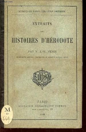 Seller image for EXTRAITS DES HISTOIRES D'HERODOTE. for sale by Le-Livre