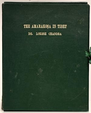 Bild des Verkufers fr The Amarakosa in Tibet: being a new tibetan version by the great grammarian Si-tu (Volume 38) zum Verkauf von Librairie Le Trait d'Union sarl.