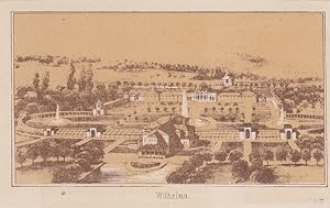 Stuttgart Wilhelma, getönte Lithographie um 1860, Blattgröße: 9 x 14 cm, reine Bildgröße: 8 x 13,...