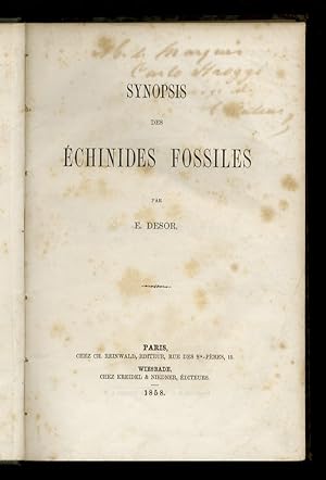 Synopsis des échinides fossiles.