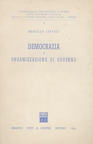 Democrazia e organizzazione di governo.