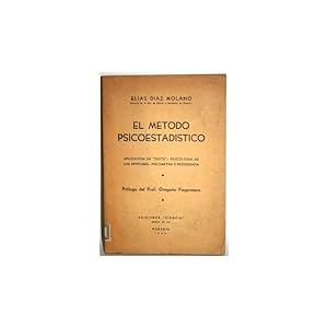 Seller image for EL MTODO PSICOESTADSTICO for sale by Librera Salamb