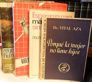 Imagen del vendedor de NIOS SANOS Y REGENERACIN HUMANA + AGENESIA Y FECUNDIDAD EN EL MATRIMONIO + POR QU LA MUJER NO TIENE HIJOS + ESPERANZA PARA MATRIMONIOS SIN HIJOS (4 libros) a la venta por Libros Dickens