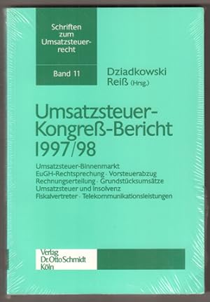 Seller image for Umsatzsteuer-Kongre-Bericht 1997/98. for sale by Antiquariat Neue Kritik