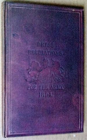 Dress Regulations for the Officers of the Army ( Including the militia) 1894