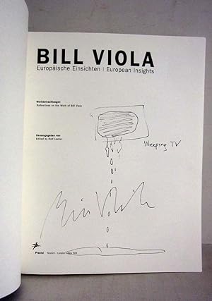 Bill Viola - Europäische Einsichten / European Insights - auf dem Titelblatt eine Zeichnung/Croqu...