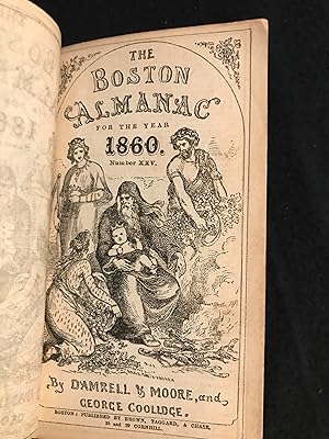 Imagen del vendedor de The Boston Almanac for the Year 1860. Number XXV a la venta por Old Bookshelf