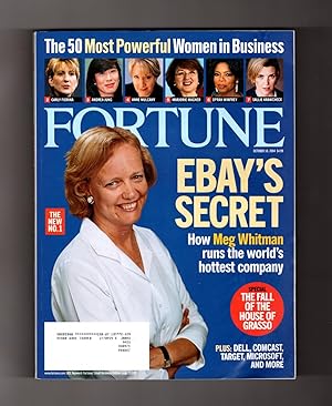 Fortune Magazine - October 18, 2004. 50 Most Powerful Women in Business; Meg Whitman-E-Bay; Targe...