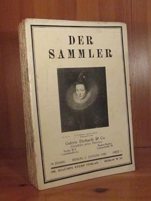 Der Sammler, 18. Jahrgang (1928), Hefte 1 bis 13, 15 - 23.