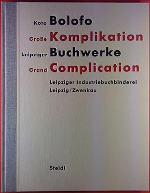 Bild des Verkufers fr Groe Komplikation - Leipziger Buchwerke - Grand Complication. Leipziger Buchbinderei. Buch 1, 2 und 3 in Schuber zum Verkauf von biblion2