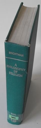 Seller image for A Philosophy of Religion for sale by Friends of PLYMC