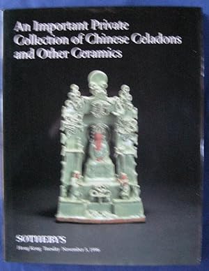 AN IMPORTANT PRIVATE COLLECTION OF CHINESE CELADONS AND OTHER CERAMICS