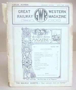 Seller image for Great Western Railway Magazine, November 1938. Volume 50 Number 11 - Jubilee Number for sale by Eastleach Books