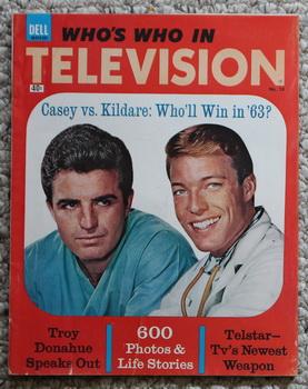 Seller image for Who's Who in Television Vol 1 No 12; 1961-62 - Photo Cover of Ben Casey Vs. Dr. Kildare;. for sale by Comic World