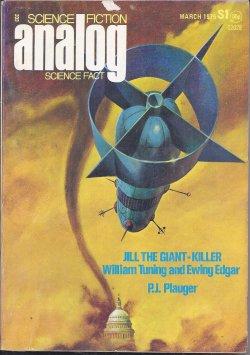 Seller image for ANALOG Science Fiction/ Science Fact: March, Mar. 1975 for sale by Books from the Crypt