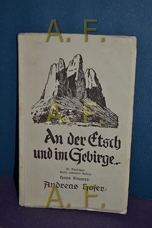 Bild des Verkufers fr An der Etsch und im Gebirge. (IX. Bndchen) zum Verkauf von Antiquarische Fundgrube e.U.