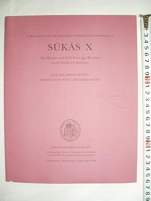 Seller image for Sukas X [Volume 10]: The Bronze and Early Iron Age Remains at the Southern Harbour for sale by Expatriate Bookshop of Denmark