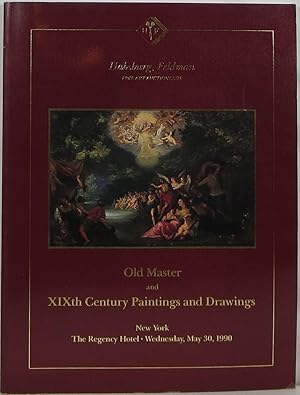 Seller image for Old Master and XIXth Century Paintings and Drawings, New York, May 30, 1990 for sale by Newbury Books