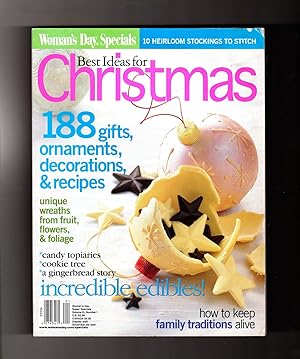 Woman's Day Super Specials Vol. XI, No. 1 - Best Ideas for Christmas. 2001. Ten Heirloom Stocking...