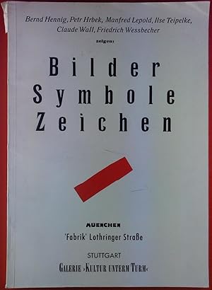 Seller image for Bilder Symbole Zeichen. Katalog for sale by biblion2