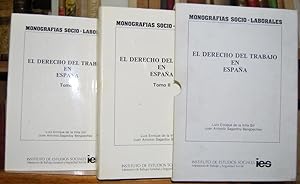 Imagen del vendedor de EL DERECHO DEL TRABAJO EN ESPAA. Monografas Socio-Laborales a la venta por Fbula Libros (Librera Jimnez-Bravo)