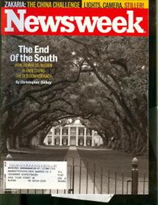 Seller image for Newsweek Magazine, 11 August 2008 (Cover Story, "The End of the South") for sale by Armadillo Books