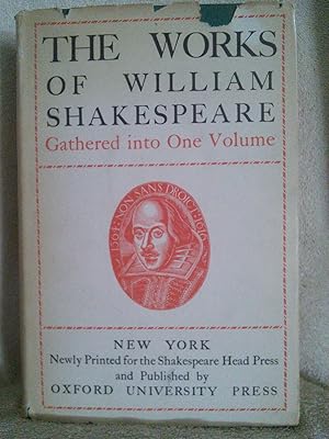 Seller image for The Works of William Shakespeare Gathered into One Volume for sale by Prairie Creek Books LLC.