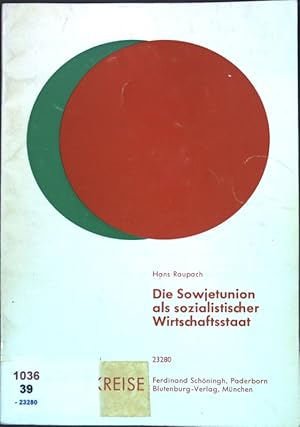 Bild des Verkufers fr Die Sowjetunion als sozialistischer Wirtschaftsstaat. Fragenkreise Nr. 23280; zum Verkauf von books4less (Versandantiquariat Petra Gros GmbH & Co. KG)