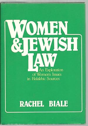 Seller image for Women & Jewish Law, An Exploration of Women's Issues in Halakhic Sources - SIGNED COPY for sale by Sabra Books