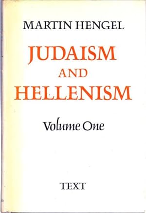 Image du vendeur pour Judaism and Hellenism: Studies in their Encounter in Palestine During the Early Hellenistic Period (Volume 1 and 2) mis en vente par Goulds Book Arcade, Sydney