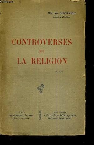 Seller image for CONTROVERSES SUR LA RELIGION for sale by Le-Livre