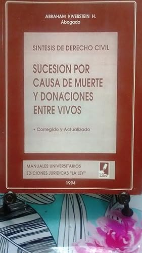 Síntesis del Derecho Civil chileno. Tomo I